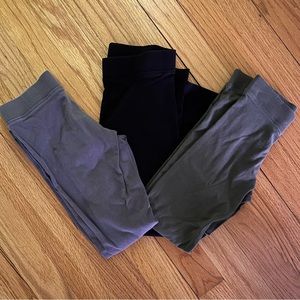 Lot of 3 kids leggings from Primary - neutral colors EUC